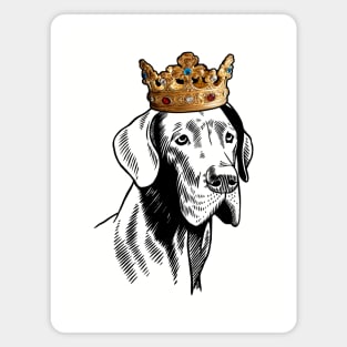 Great Dane Dog King Queen Wearing Crown Magnet
